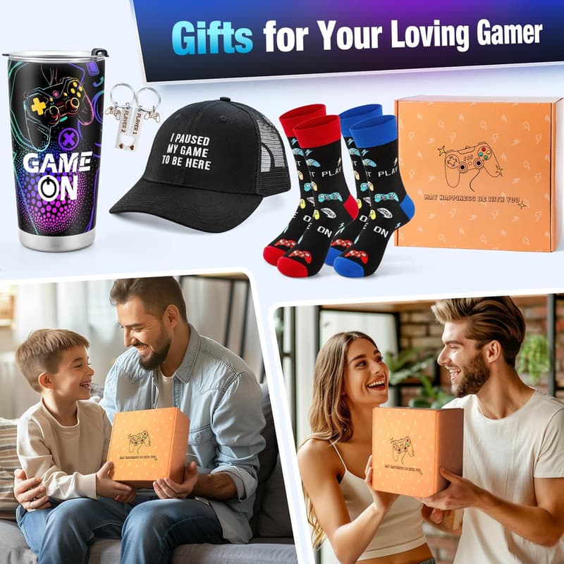 Gaming Tumbler Gift Set for Kids and Teens - Birthday or Christmas