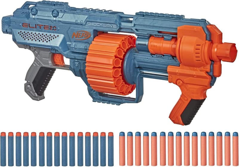 Nerf Elite 2.0 Shockwave RD-15 Dart Blaster with 30 Darts