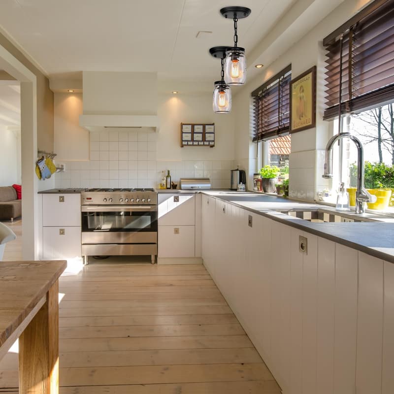 Farmhouse Black Pendant Light Fixture for Kitchen & Entryway
