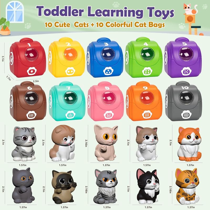 Educational Learning Toys Set for Toddlers, 20 Pcs