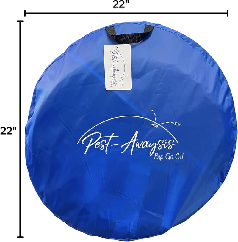 Pest Awaysis Pool Float with Bug Net & Sunblock Features