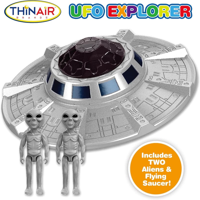 Kids STEM UFO Spaceship Playset with Lights & Sounds