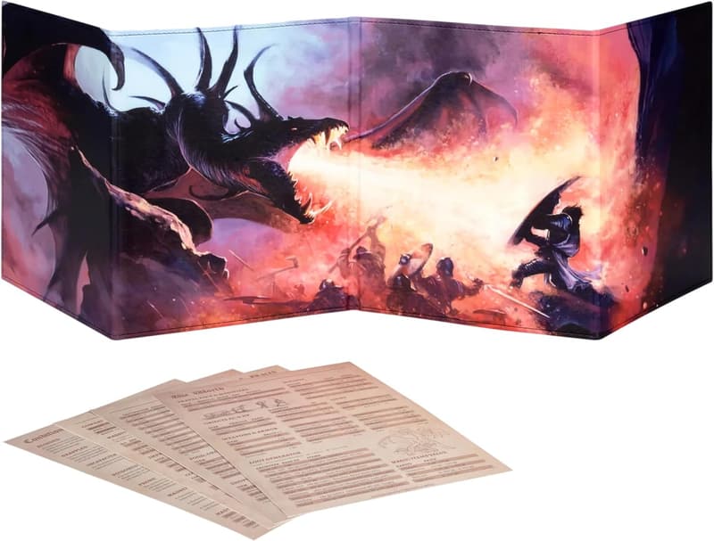 D&D DM Screen 5e - Customizable Full Color Game Master Accessory