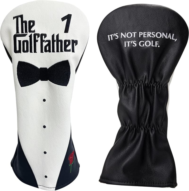 Funny Golf Club Headcovers for Dads - Tour Grade PU Leather