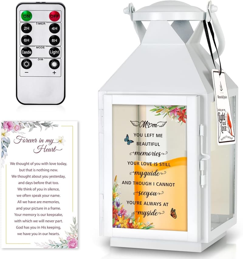 Sympathy Memorial Lantern for Loss of Mother