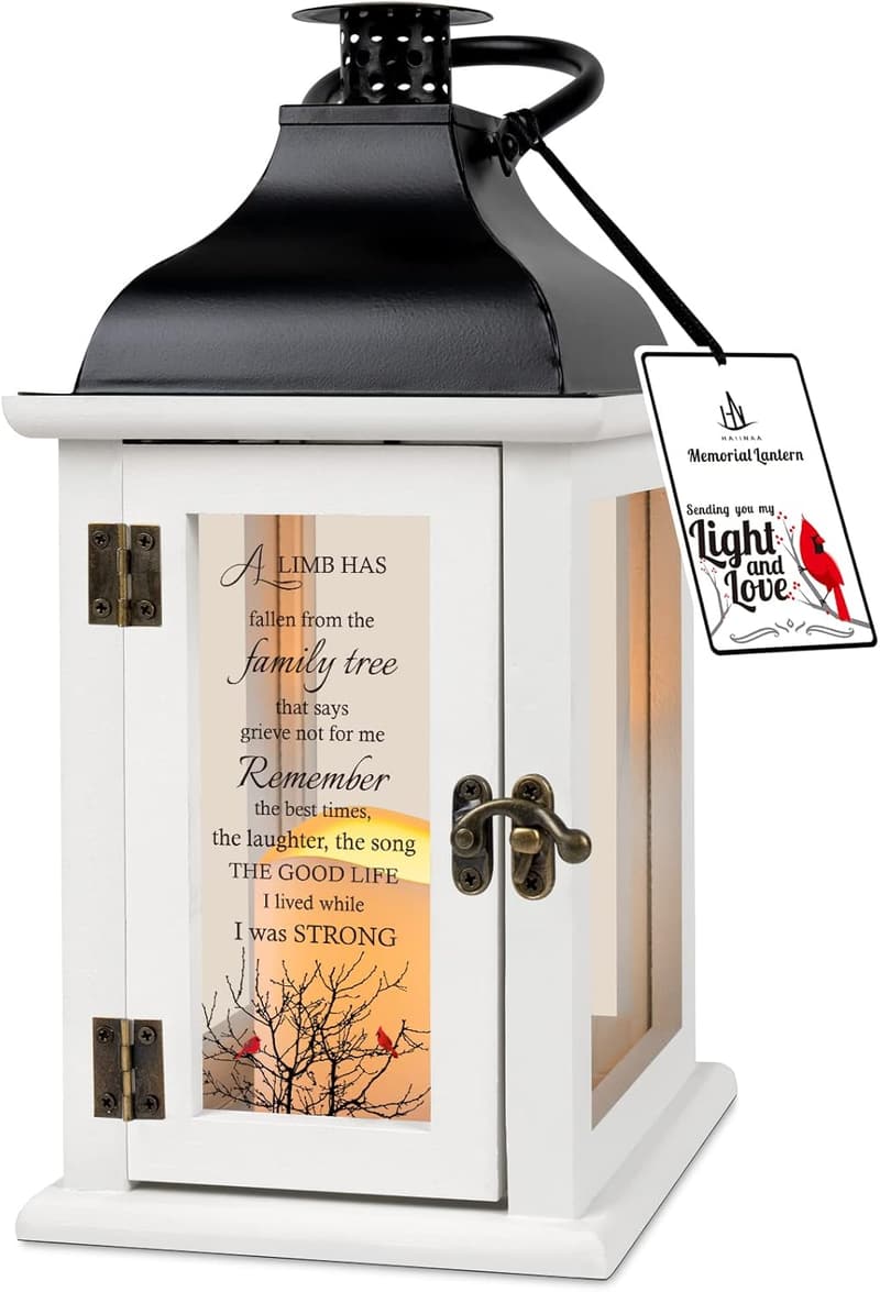 Sympathy Memorial Lantern - Thoughtful Bereavement Gift