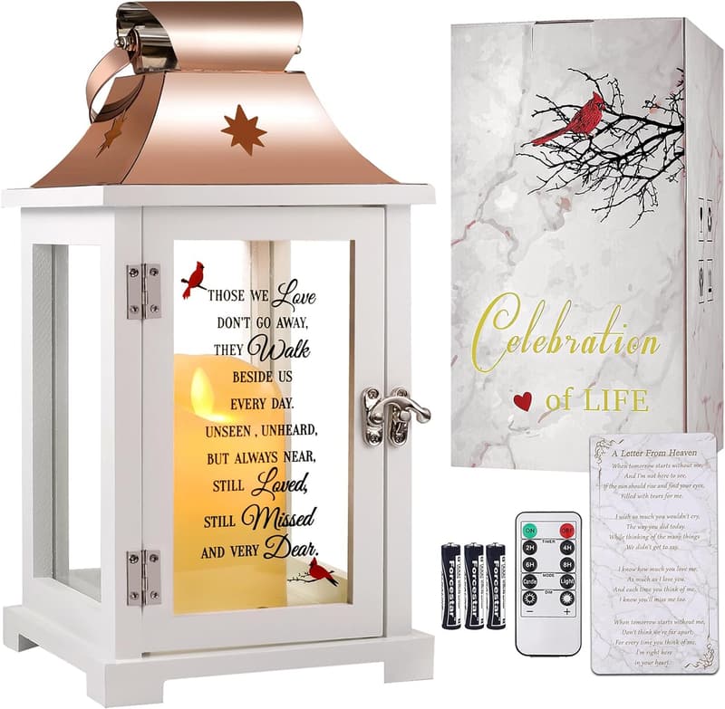 Memorial Lantern for Celebration of Life and Sympathy