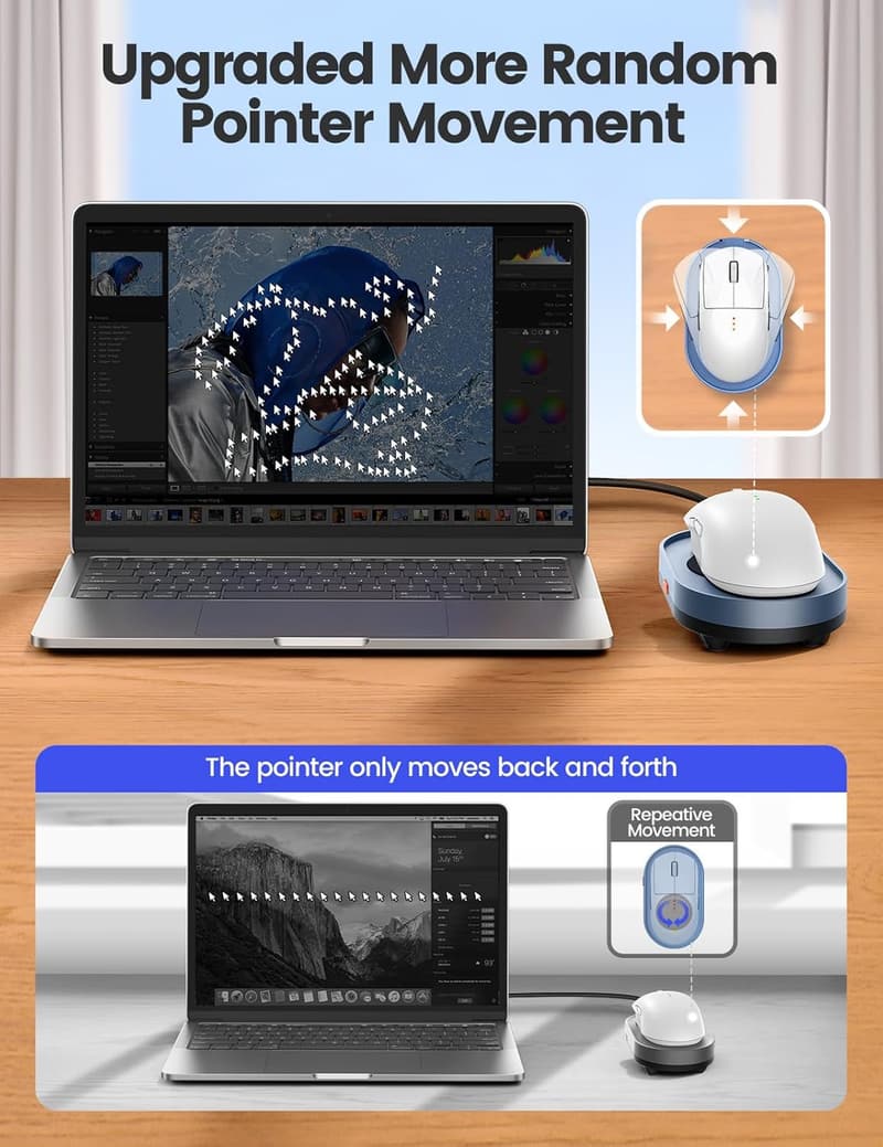 M4 Mouse Jiggler with ON/OFF Switch - Ideal Gift for All