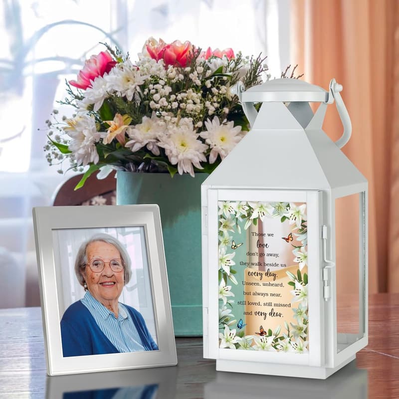 Memorial Lantern - Bereavement Sympathy Gift for Loved Ones