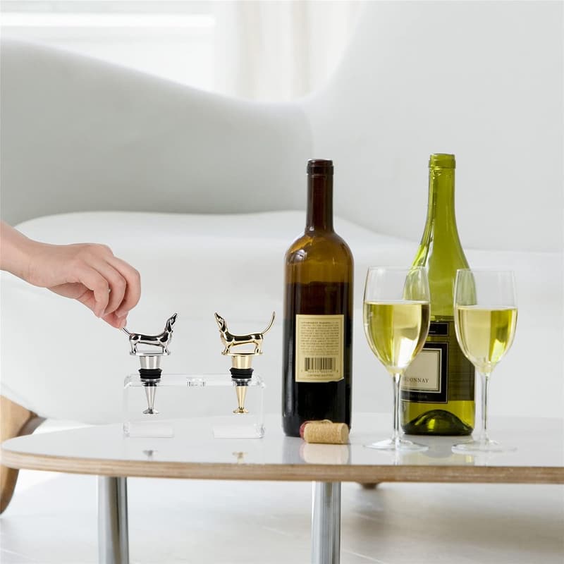 Dachshund Wine Bottle Stopper - Unique Dog Gift Accessory