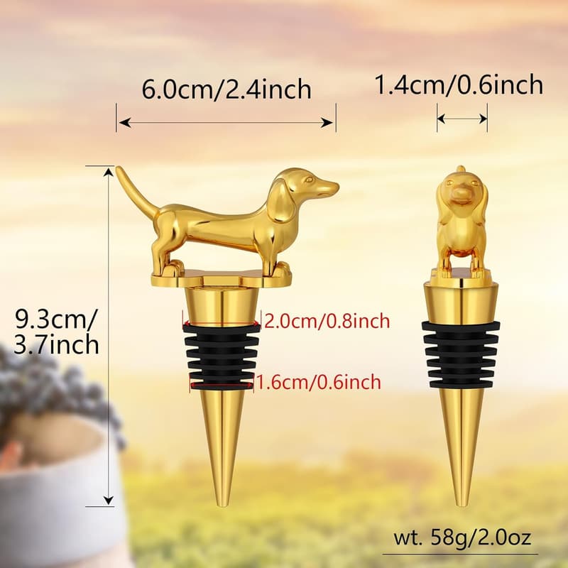 Dachshund Wine Stopper - Perfect Gift for Dog Lovers