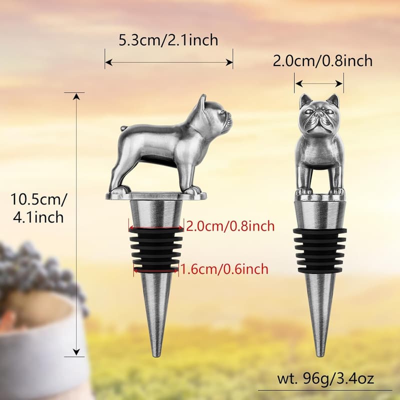 French Bulldog Wine Stopper – Gifts for Dog Lovers