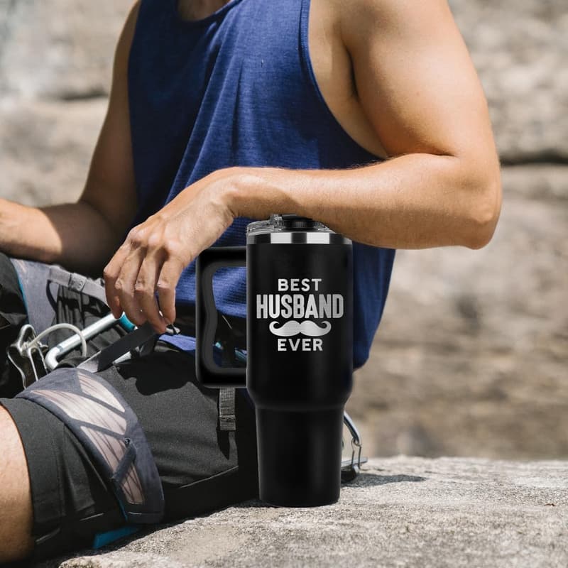 Best Husband Ever 40oz Tumbler - Perfect Gift from Wife