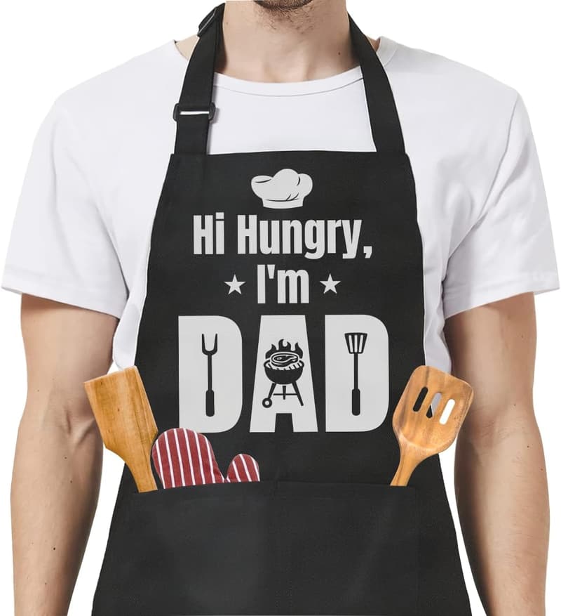 Father's Day Funny Apron for Dad - Gift for Men
