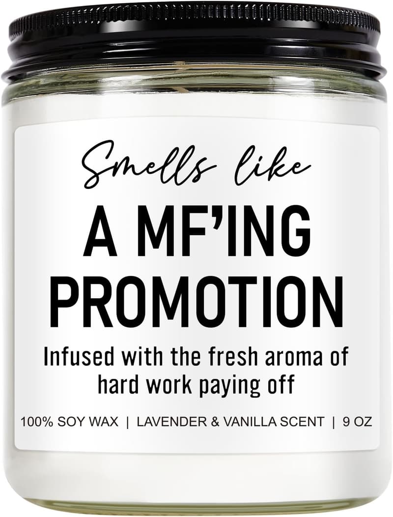 Promotion Congratulations Scented Candle - 9 oz Gift for All