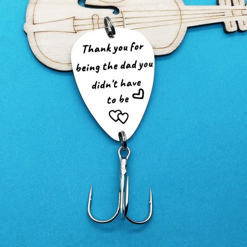 Step Dad Fishing Lure Gift for Father's Day or Birthday