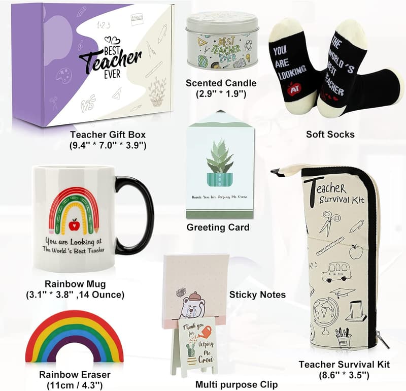 Teacher Appreciation Gifts for Men and Women - Unique Thank You Ideas