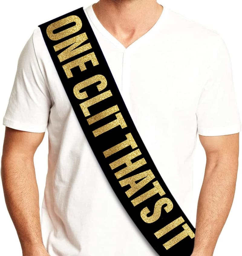 Bachelor Party Groom Sash - Fun Decorations & Favors