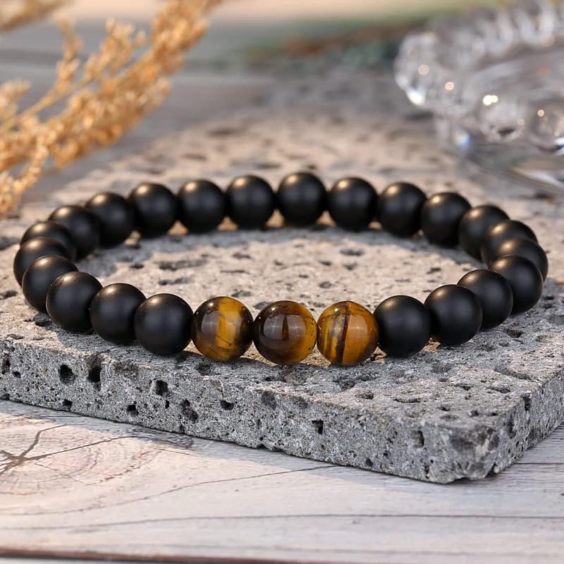 Milestone Birthday Bracelet for Men - Elastic Rope Design