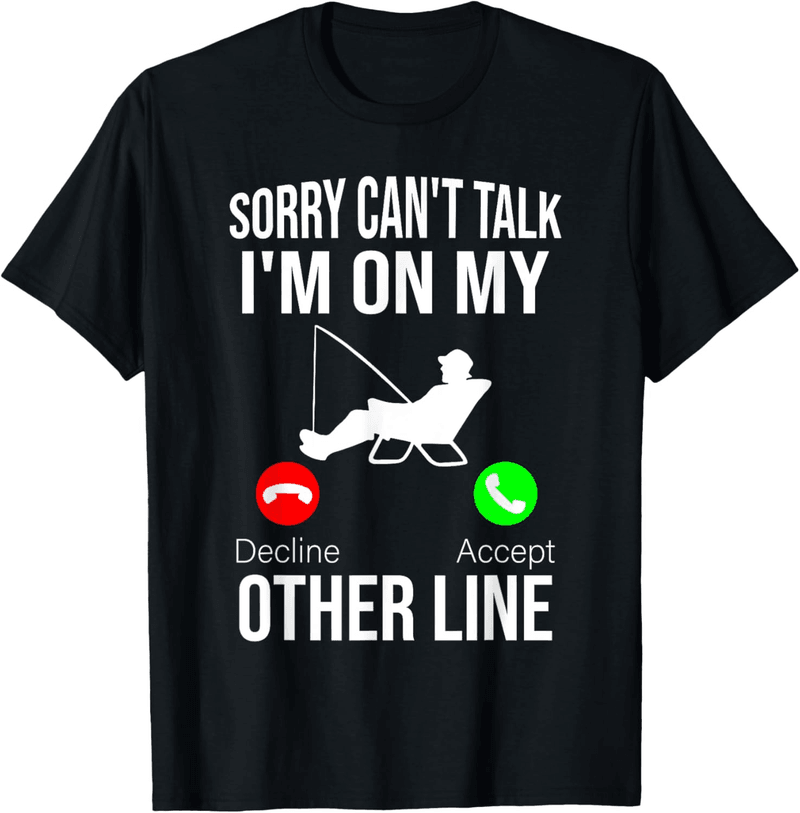 Funny Fishing Dad Bass Fishing T-Shirt for Men