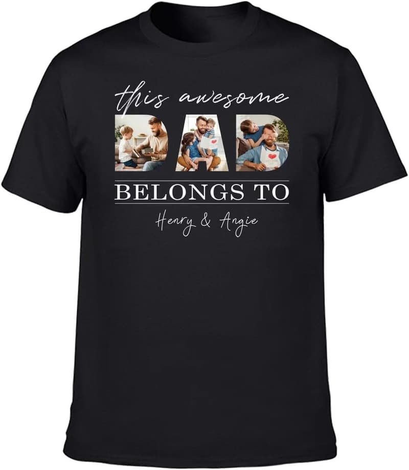 Personalized Christmas Hoodie for Dad with Custom Photos
