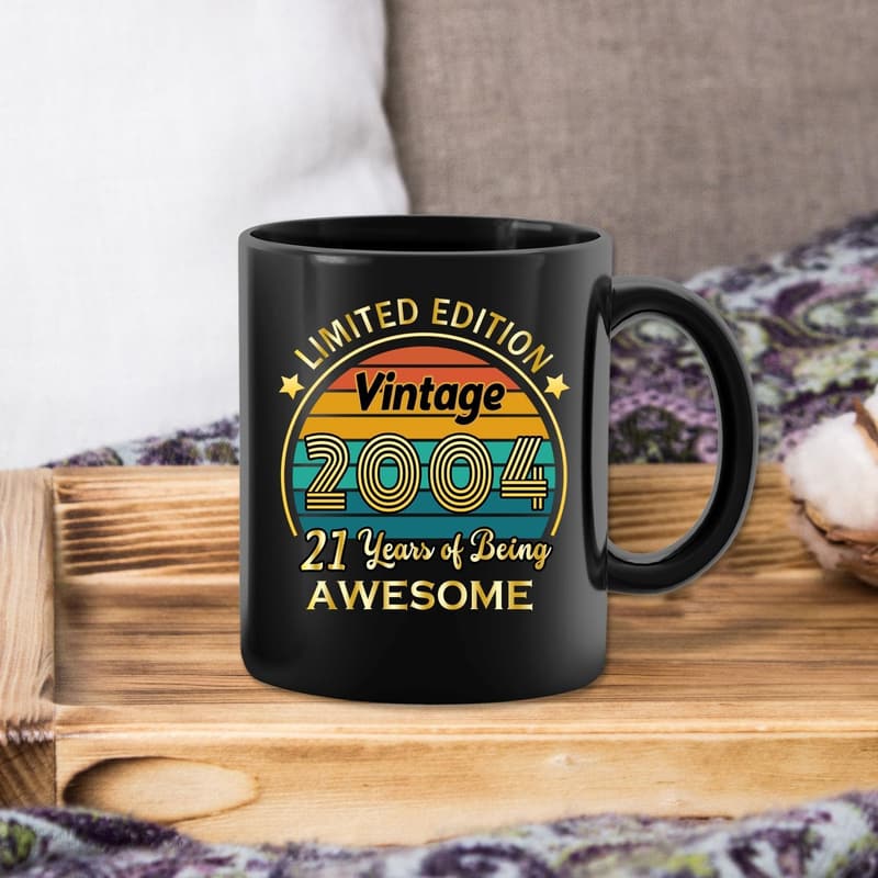 21st Birthday Coffee Mug Gift for Him or Her