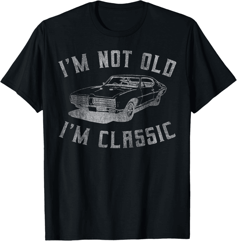 Classic Car Graphic T-Shirt for Men and Women