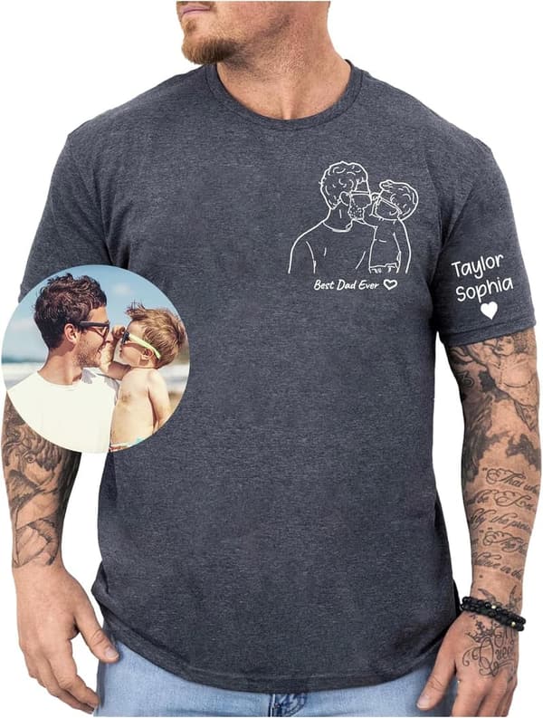 Father's Day Customized Dad Shirts for Men - Unique Gift