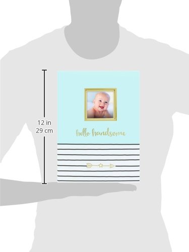 First 5 Years Baby Memory Book with Photo Insert - Blue