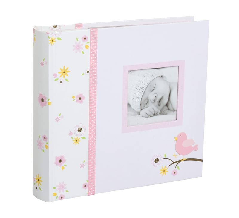 Gender-Neutral Bird Photo Album for New Parents
