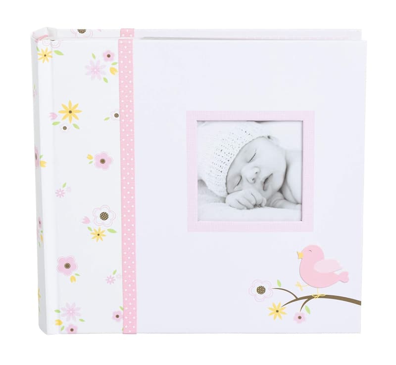 Gender-Neutral Bird Photo Album for New Parents