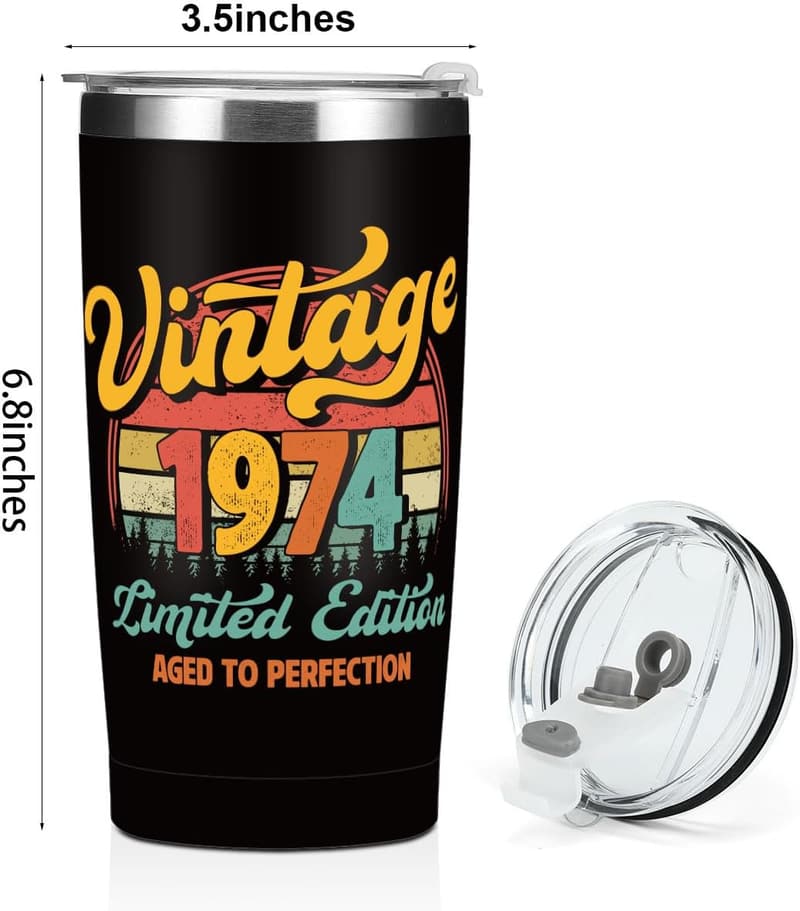 51st Birthday Stainless Steel Travel Tumbler for Men
