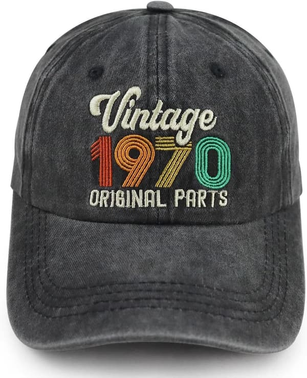 Vintage Birthday Hat for Men and Women, Celebrating 90s Era
