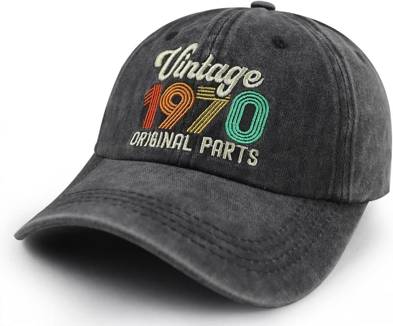 Vintage Birthday Hat for Men and Women, Celebrating 90s Era