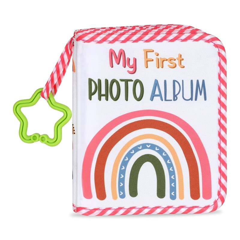 Baby’s My First Family Album – Soft Cloth Photo Book for Babies