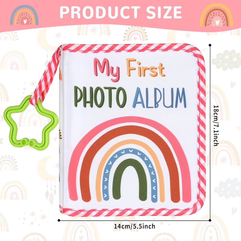 Baby’s My First Family Album – Soft Cloth Photo Book for Babies