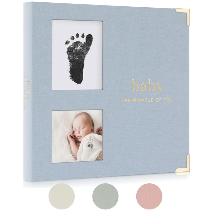 Baby Memory Book for Boys & Girls – First 5 Years Keepsake Album