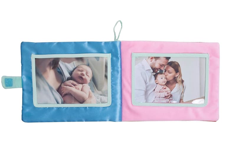 Gender Neutral Baby Plush Photo Album - 8.75x6.25 inches