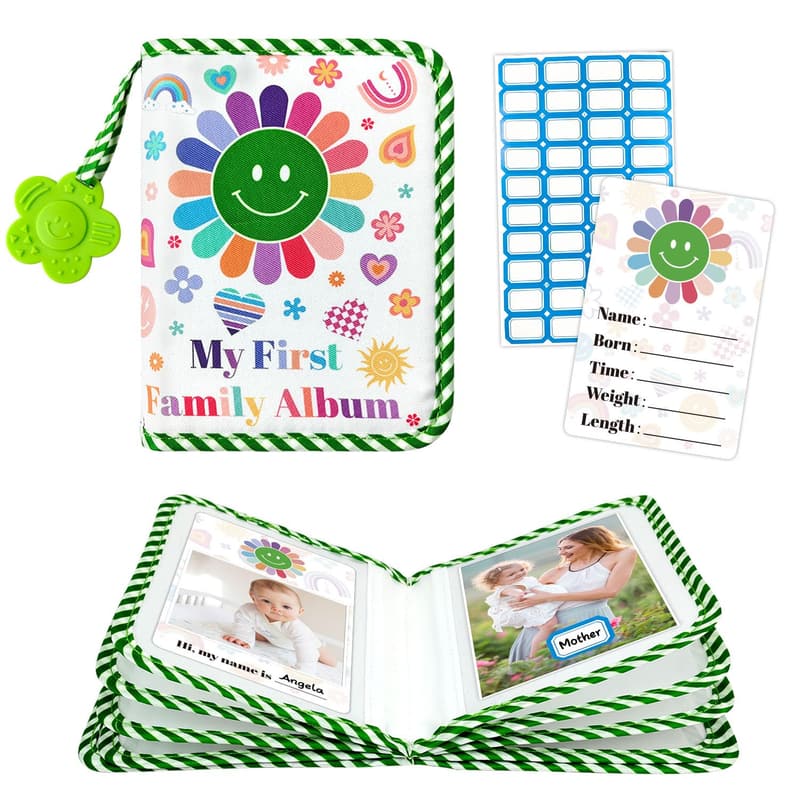 Personalized Baby Photo Album with Milestone Features