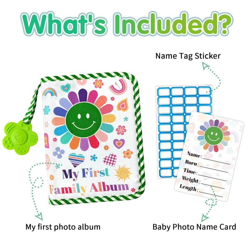 Personalized Baby Photo Album with Milestone Features