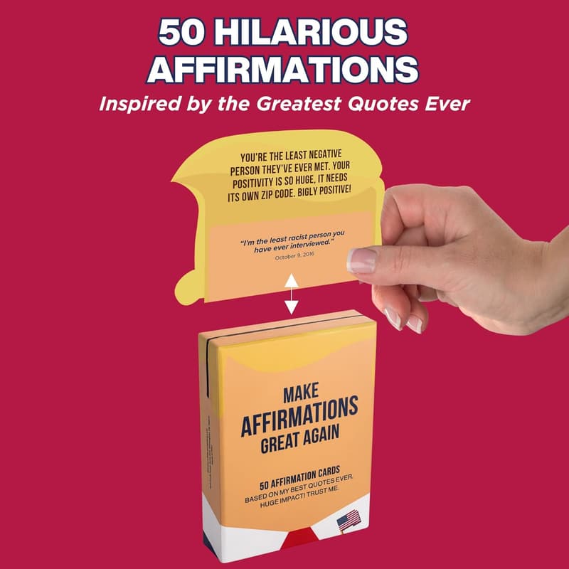 Funny Motivational Cards - Unique Gift for Father's Day and Friends