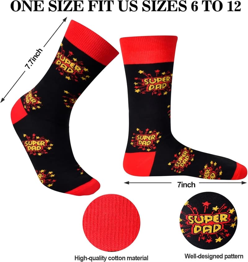 Funny Socks for Dad – Birthday & Father's Day Gift
