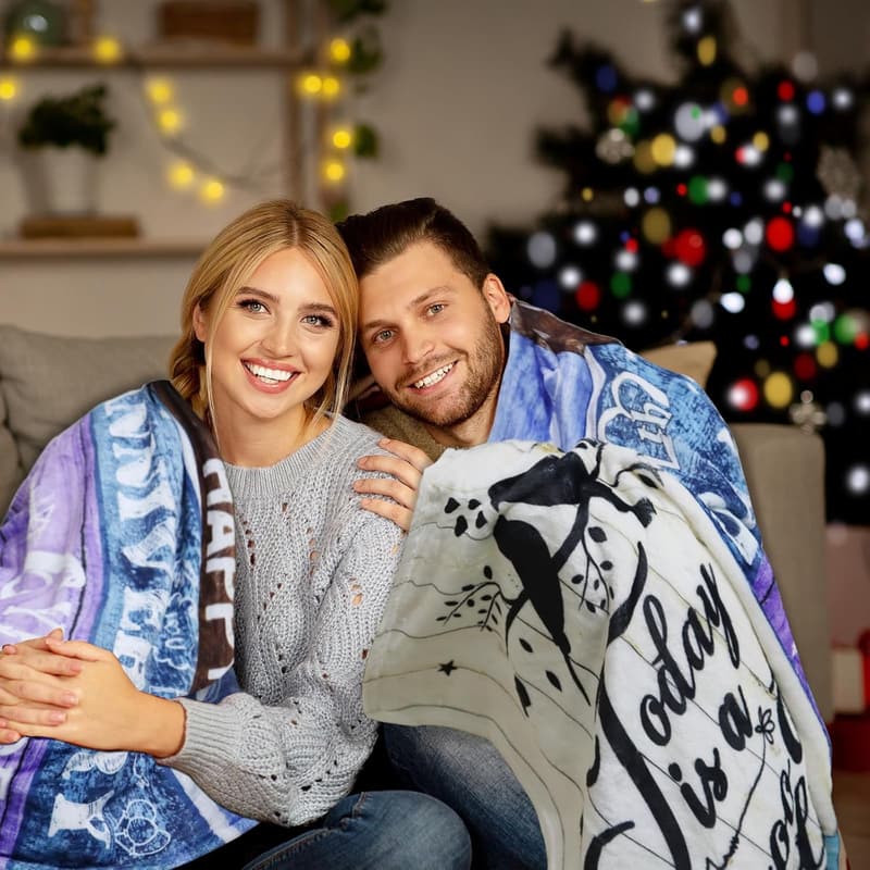 6th Anniversary Iron Blanket Gift for Couples