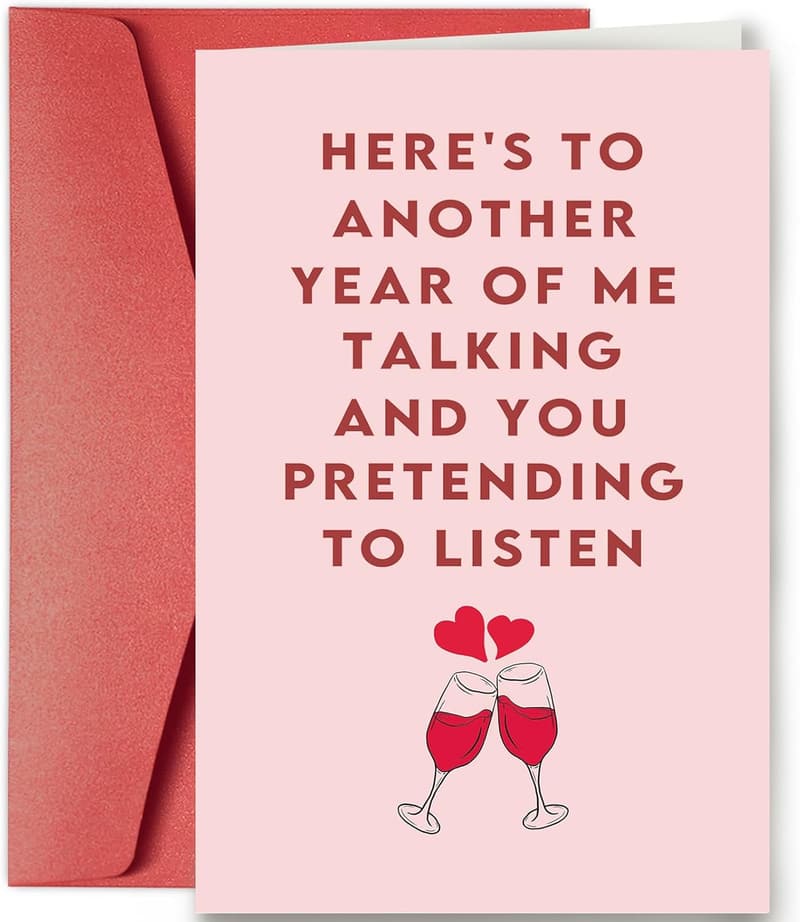 Valentine's Day Funny Card for Couples - 
