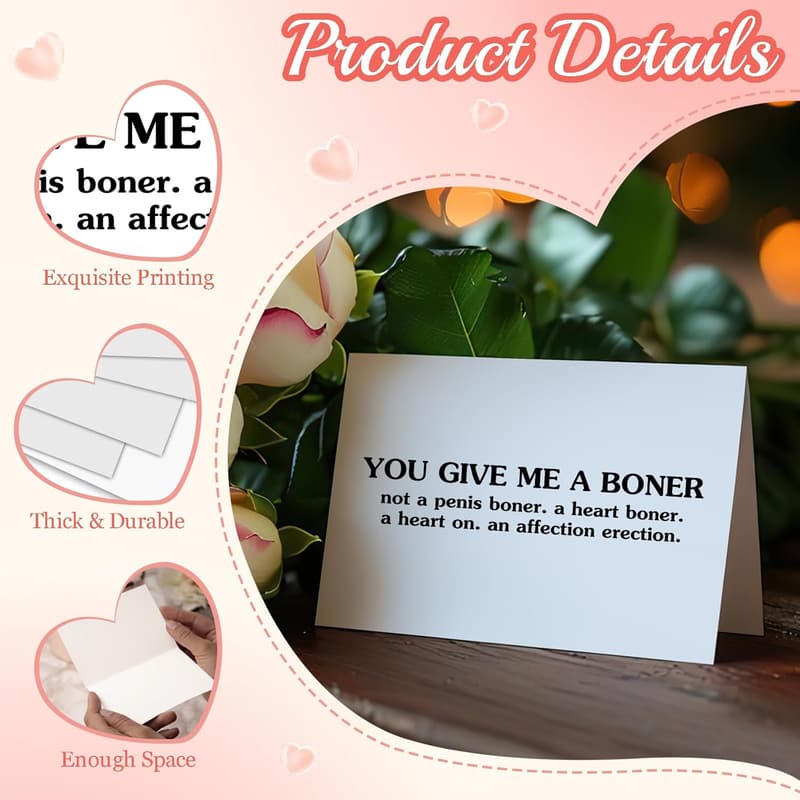 Funny Valentine's Day Card for Him - Naughty Humor