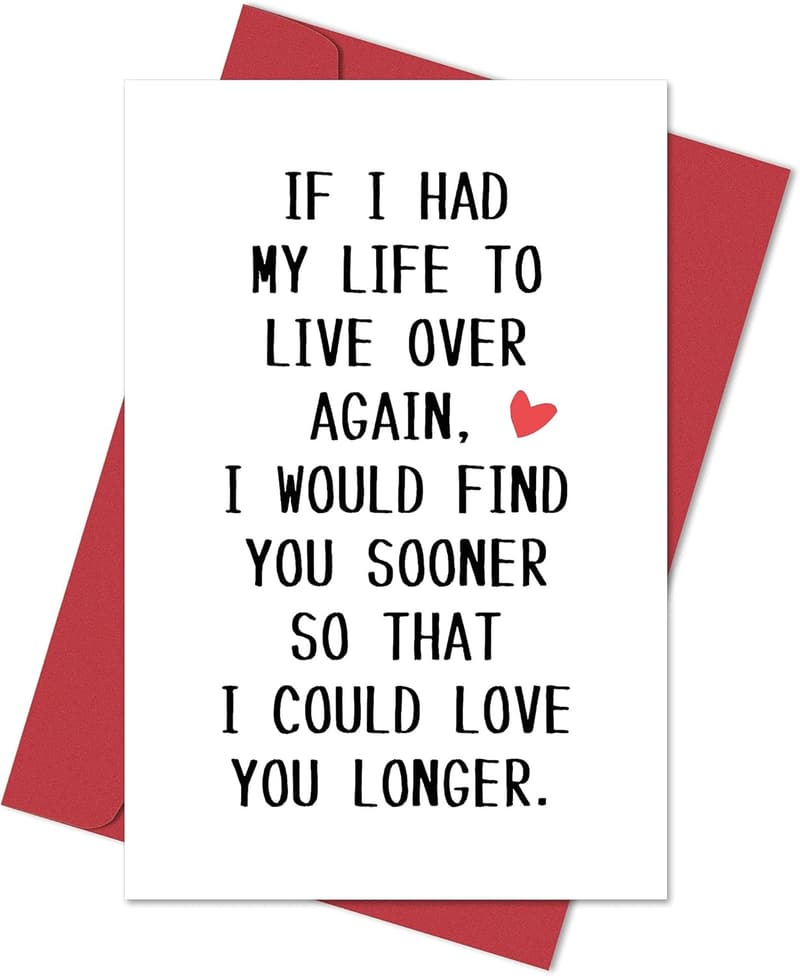 Valentine's Day Card - Funny Anniversary Card for Couples