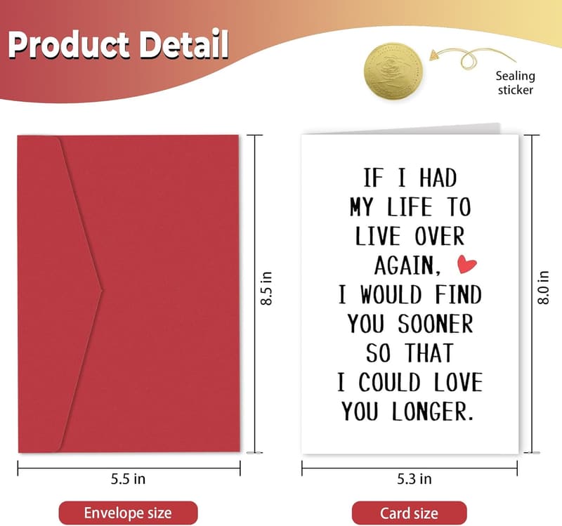 Valentine's Day Card - Funny Anniversary Card for Couples