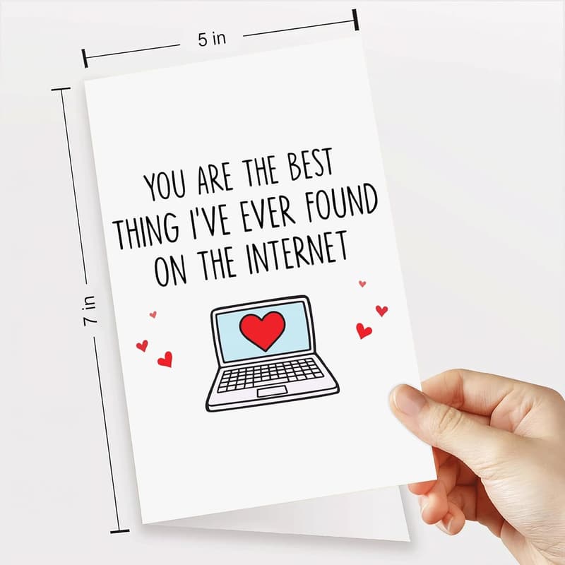 Thank You Card for Best Friend – Recycled 5 x 7 Inches
