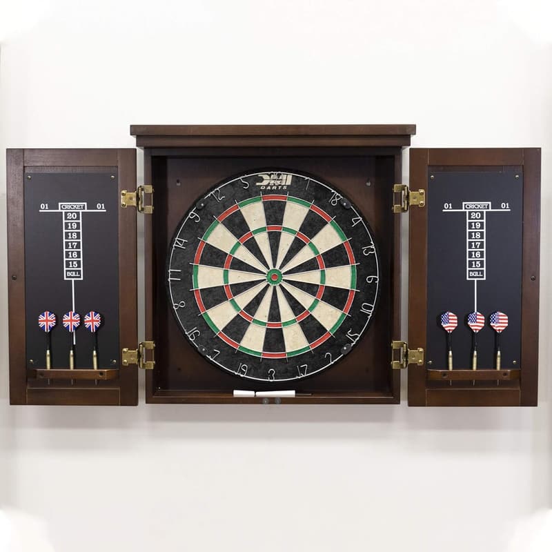 Traditional Dartboard Cabinet by American Legend