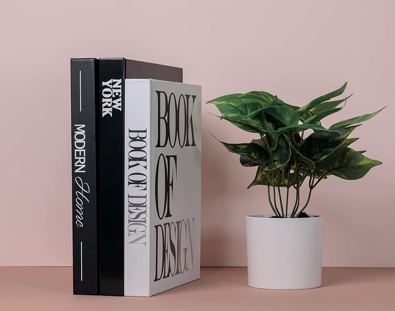 XL Modern Decorative Book Set for Home - Stylish Faux Stack